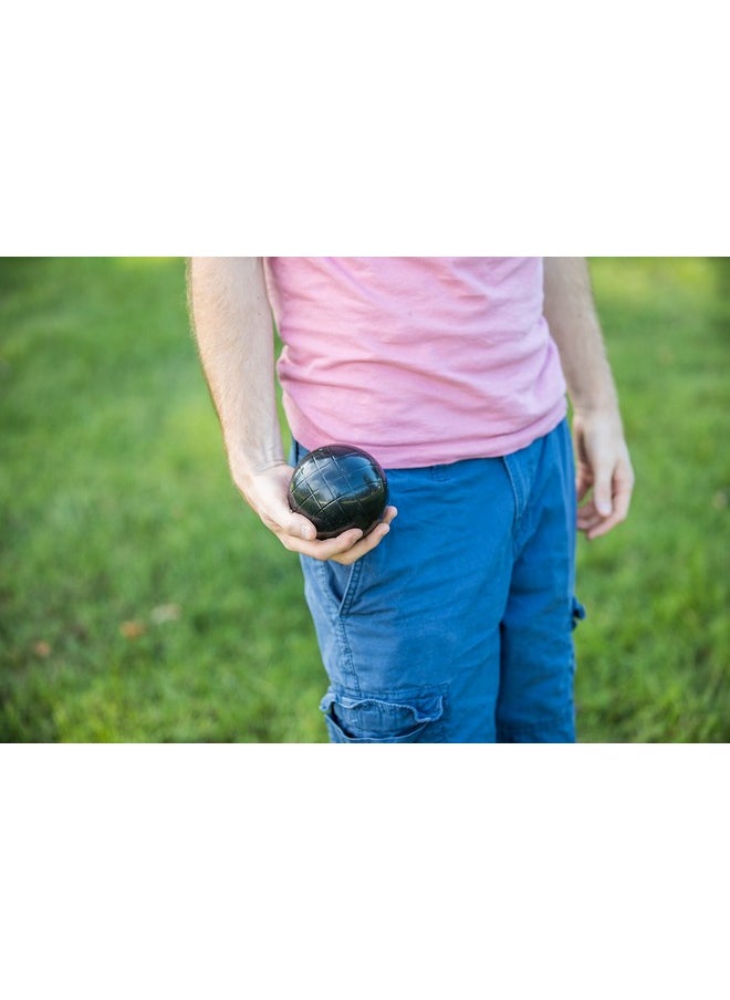 Triumph Sports Triumph 100mm Classic Bocce Ball Set - Includes 8 Bocce Balls, Jack and Carry Case