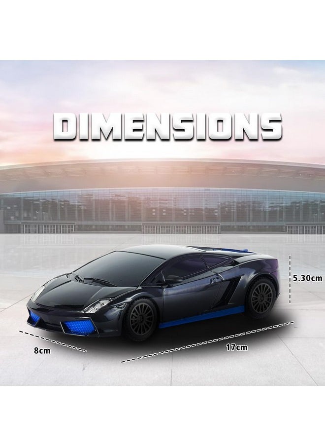 Wembley Remote Control Car for Kids Rechargeable Mini RC Car High Speed Racing Car Toys for Kids 5 Years 12 Boys - Black & Blue