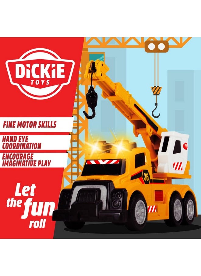 Dickie Toys Air Pump Action Mobile Crane Truck, 12
