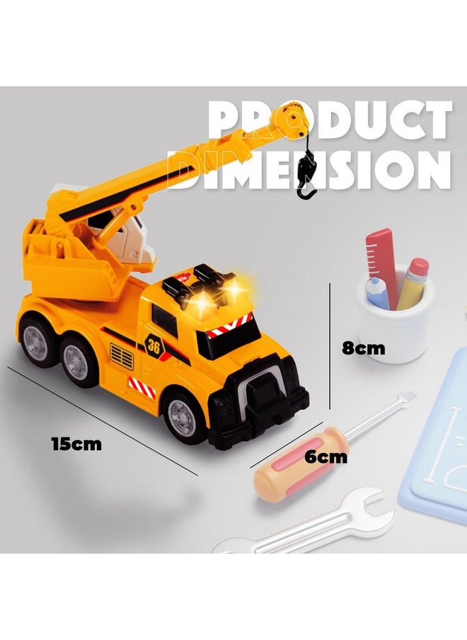 Dickie Toys Air Pump Action Mobile Crane Truck, 12