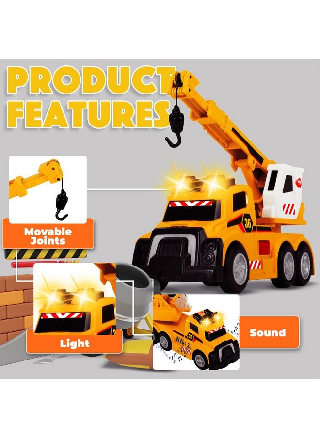 Dickie Toys Air Pump Action Mobile Crane Truck, 12