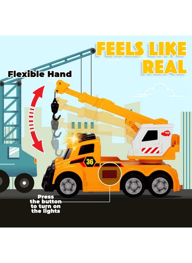 Dickie Toys Air Pump Action Mobile Crane Truck, 12