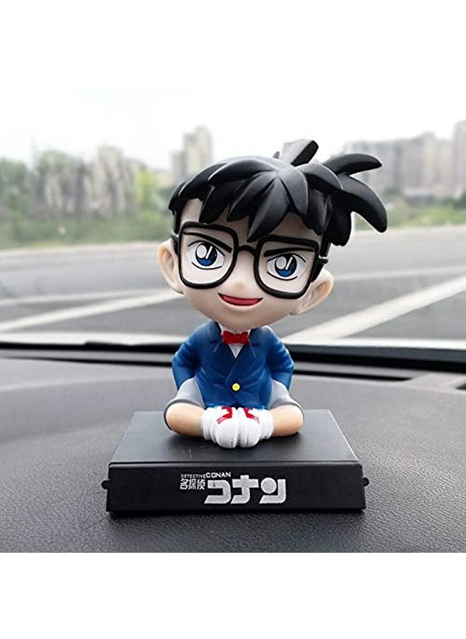 Trunkin Case Closed Detective Conan Blue Bobblehead Action Figure Bobble Head