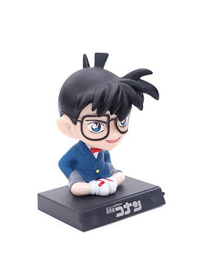 Trunkin Case Closed Detective Conan Blue Bobblehead Action Figure Bobble Head