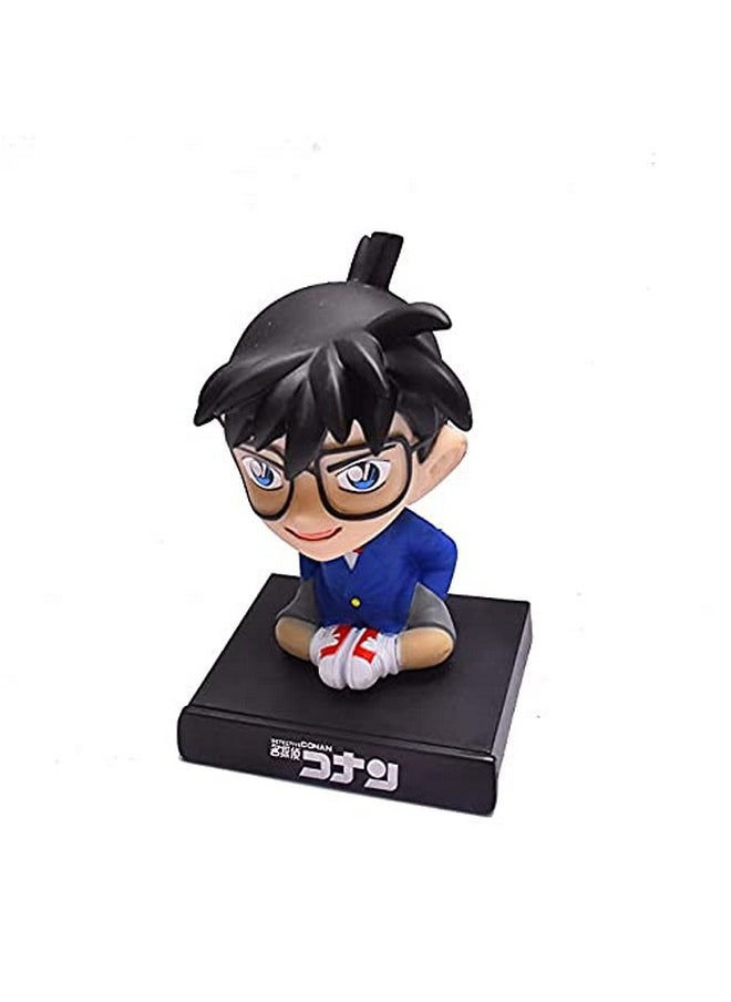 Trunkin Case Closed Detective Conan Blue Bobblehead Action Figure Bobble Head