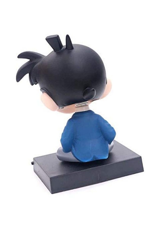 Trunkin Case Closed Detective Conan Blue Bobblehead Action Figure Bobble Head