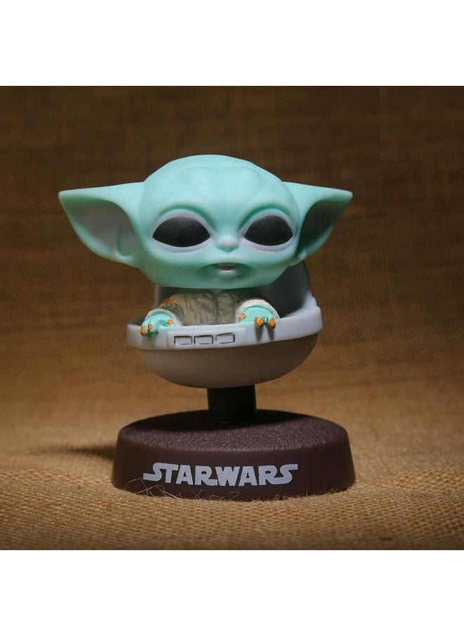 Trunkin Star Wars Mandalorian Baby Yoda Bobblehead Model B Bobblehead Action Figure Bobble Head