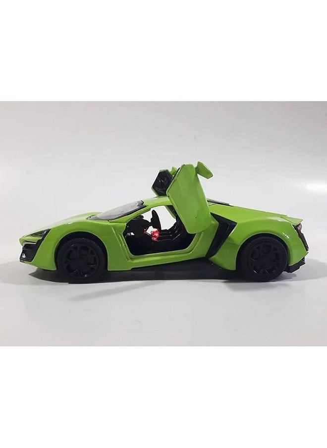 Ixora Die cast Lykan Hypersport 1:32 Diecast Metal Pullback Toy car for Kids Best Gifts Toys for Kids (Multicolor)