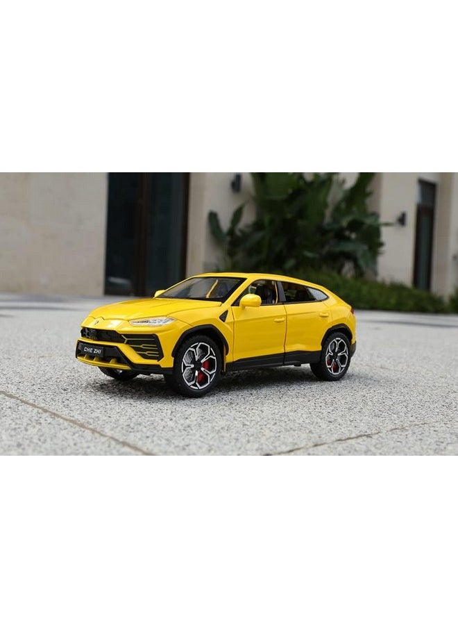 Ixora Lamborghini Urus Car Model, Diecast Pull Back Car Toy Car, Doors Open, Light And Sound, Boys Toys Kids Adults Gifts - Multicolor