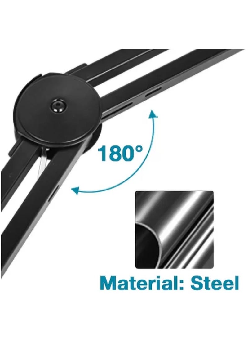 Microphone Stand Suspension Boom Scissor Arm Holder For NB 35 Black