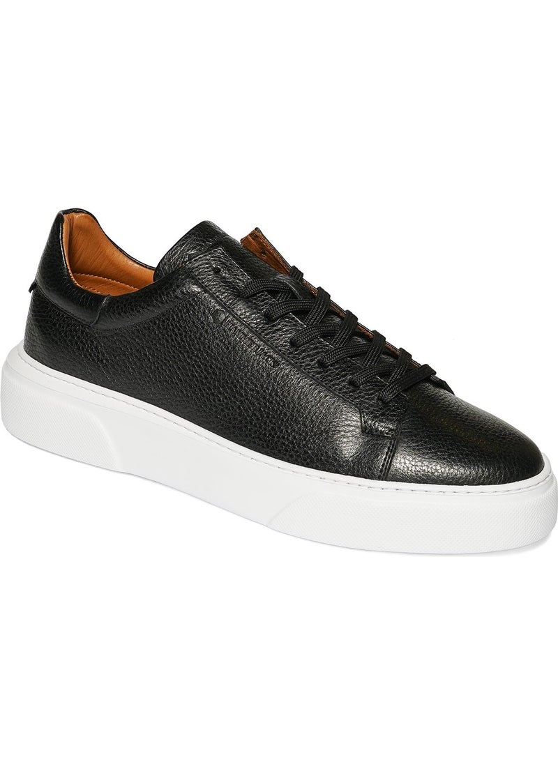 Leather Black - White Men's Casual Shoes 831 8311-M