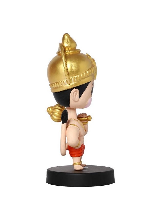 Techpro Super Hero Action Figure Limited Edition Bobblehead with Mobile Holder for Car Dashboard, Office Desk & Study Table- (Hanuman)