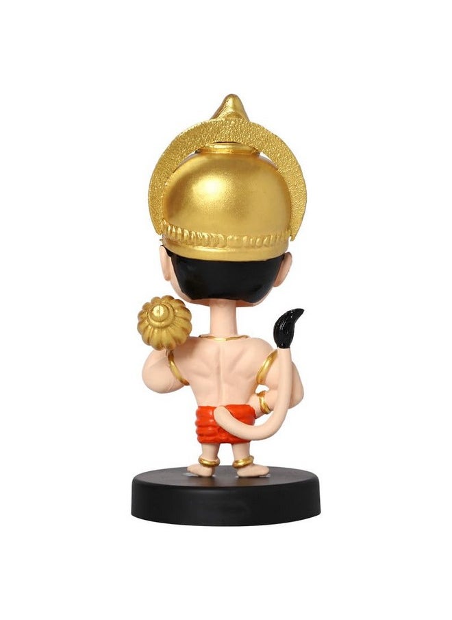 Techpro Super Hero Action Figure Limited Edition Bobblehead with Mobile Holder for Car Dashboard, Office Desk & Study Table- (Hanuman)