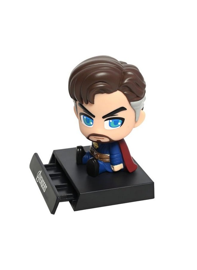 Techpro Super Hero Action Figure Limited Edition Bobblehead with Mobile Holder for Car Dashboard, Office Desk & Study Table- (Dr Strange)