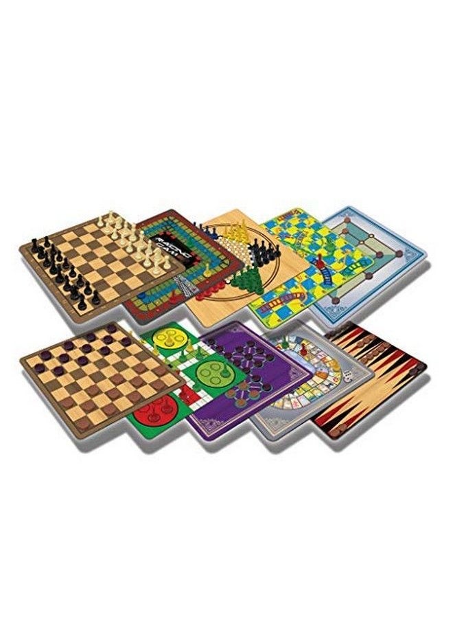 : Classic Games Enjoy 100 Different Games Includes 5 DoubleSided Playing Boards Fun For Children And Adults For Ages 3 And Up