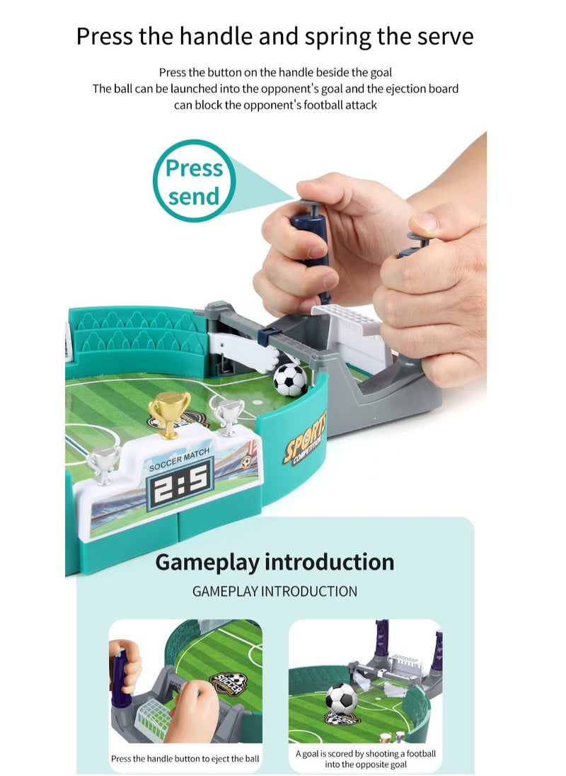 Children's  Interactivce Two-Player Table Top Football Game Match Desktop Sports Game Parent-Child Interactive Board Game Puzzle Fun Competitive Boys Toys Family Game Night Fun