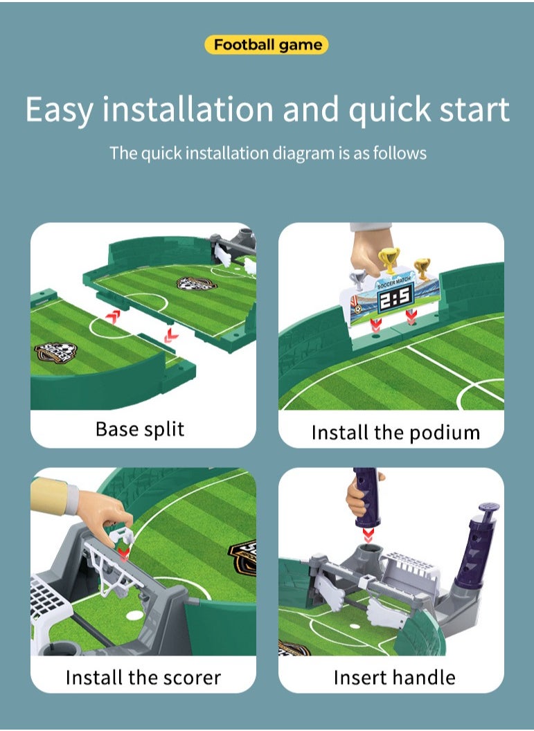 Children's  Interactivce Two-Player Table Top Football Game Match Desktop Sports Game Parent-Child Interactive Board Game Puzzle Fun Competitive Boys Toys Family Game Night Fun
