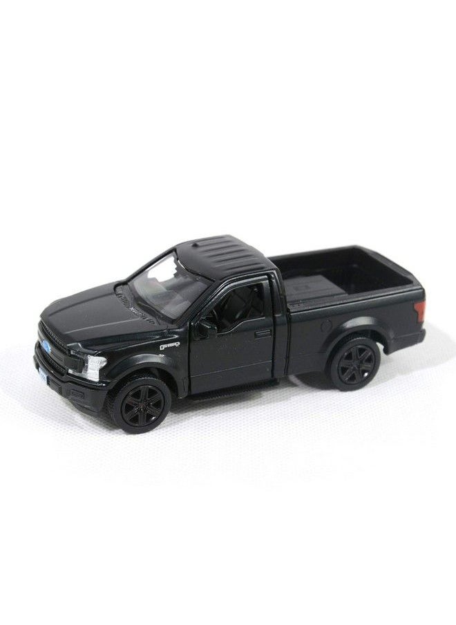 Tianmei 1:32 Scale Pickup Truck Alloy Die-Cast Car Model Collection Decoration Ornaments Kids Play Vehicle Toys With Pull Back Action And Open Doors (Ft 150 - Black)