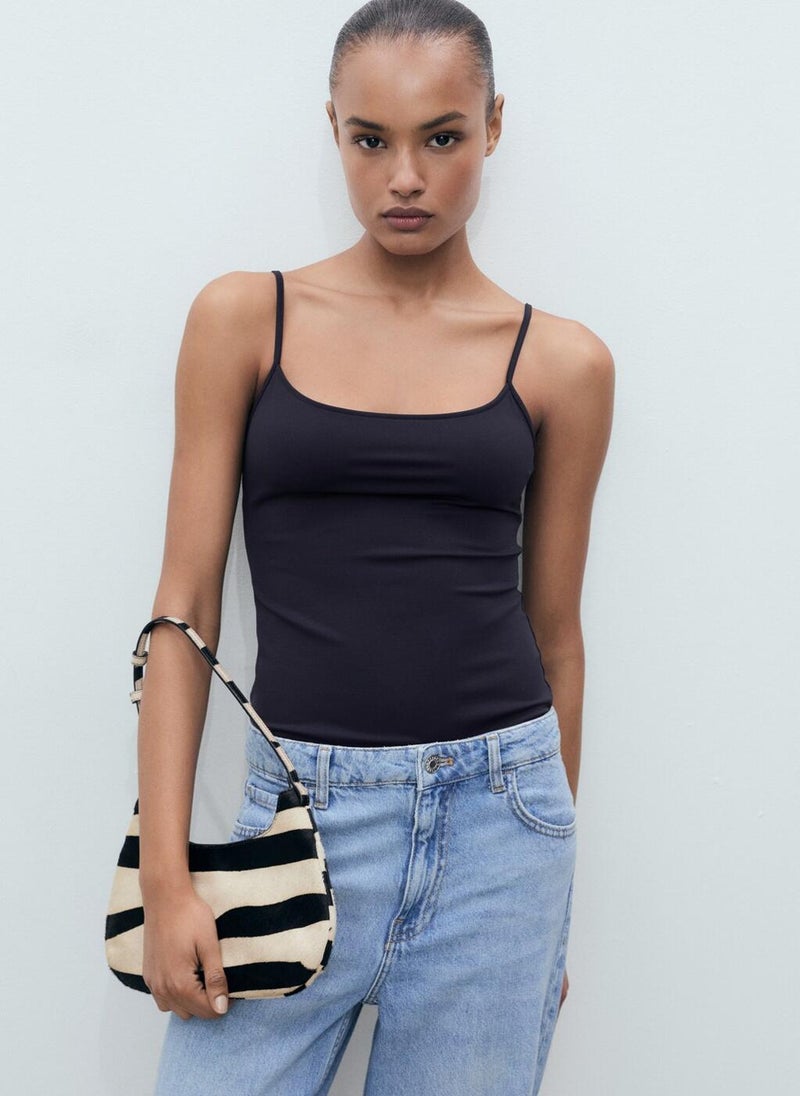 Fitted Thin Straps Top