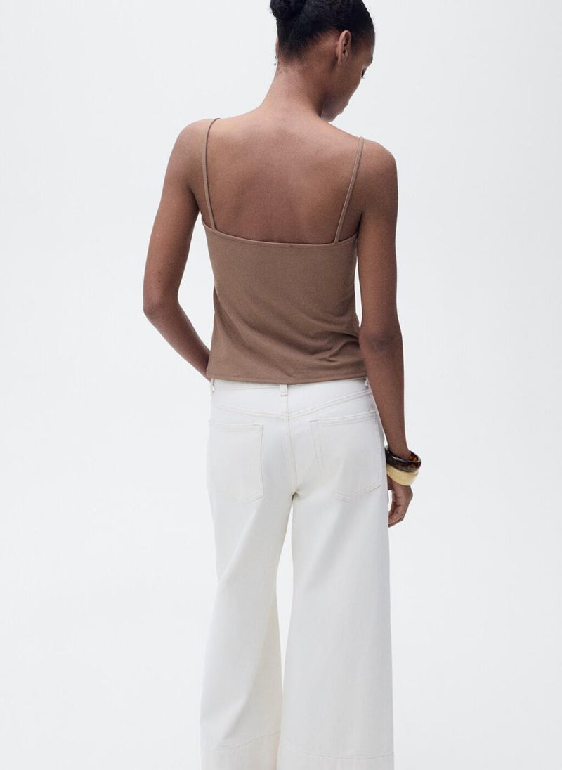 Fitted Thin Straps Top