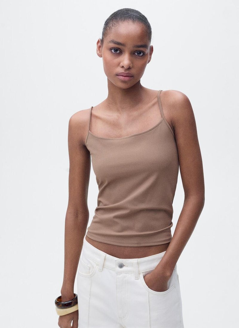 Fitted Thin Straps Top