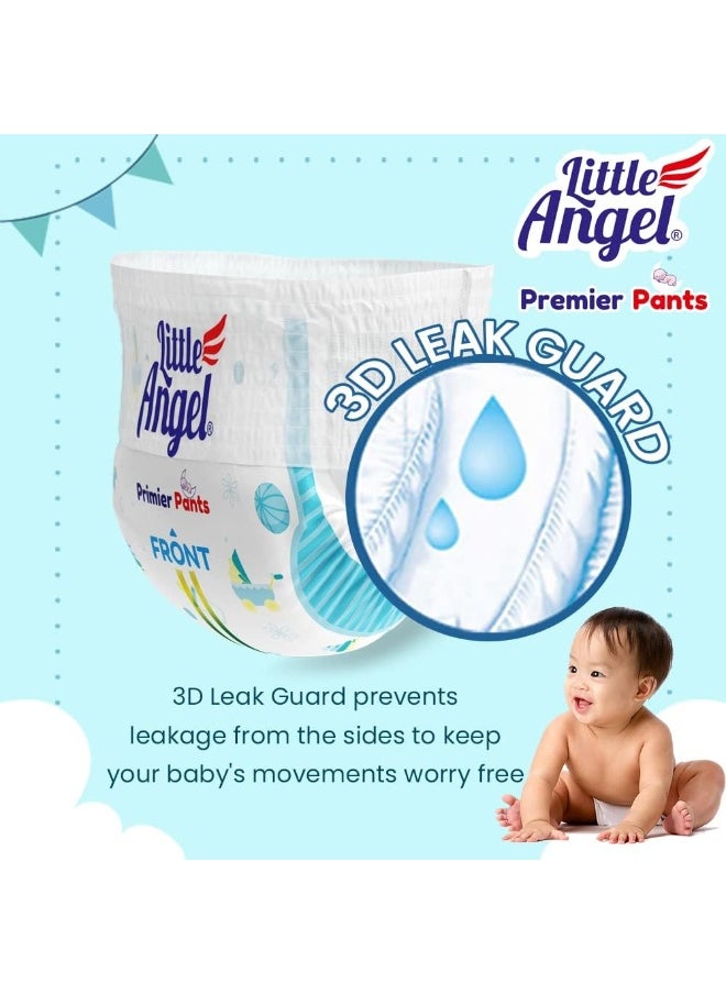 Little Angel Premier Baby Diaper Pants (4 x 28 Pcs) - New Born (112 Pieces)