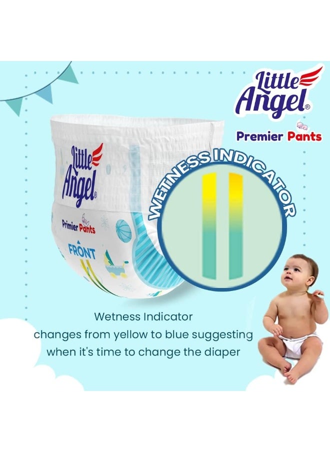 Little Angel Premier Baby Diaper Pants (4 x 28 Pcs) - New Born (112 Pieces)