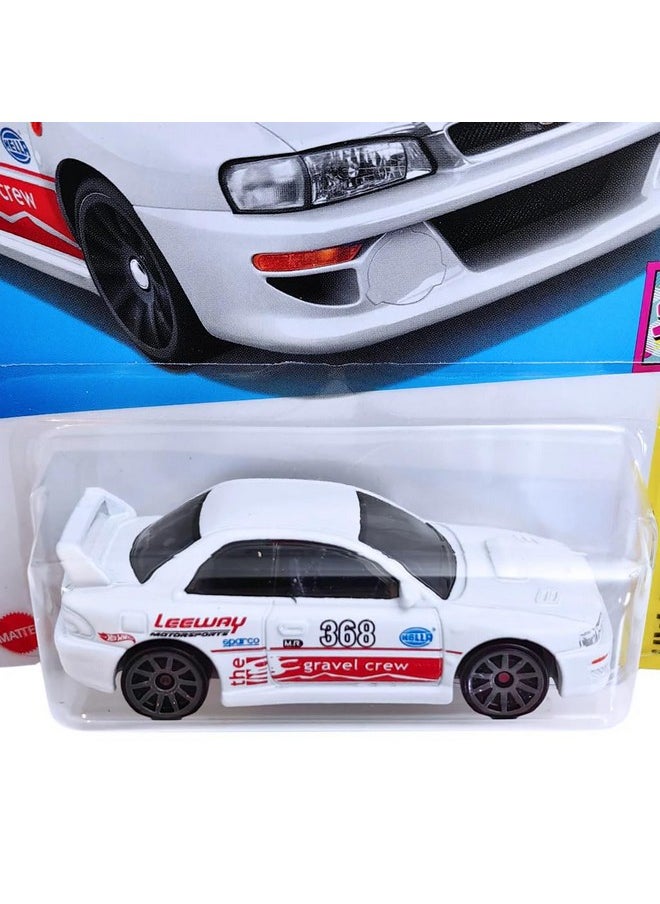 Hot Wheels 1:64 Scale 98 Subaru Impreza 22B Sti Version HW The 90S for Ages 3 and Up by Small CLAP (White)