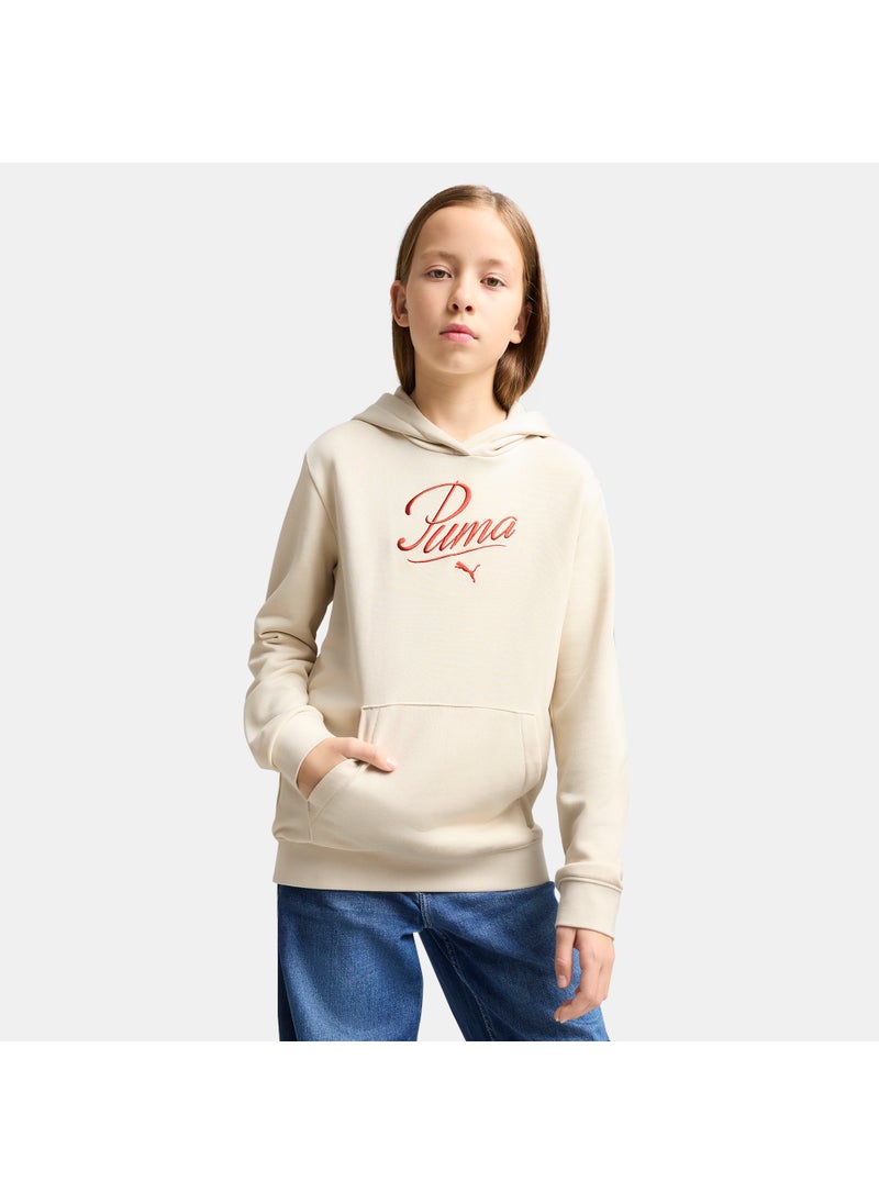 Kids' Essentials Script Hoodie