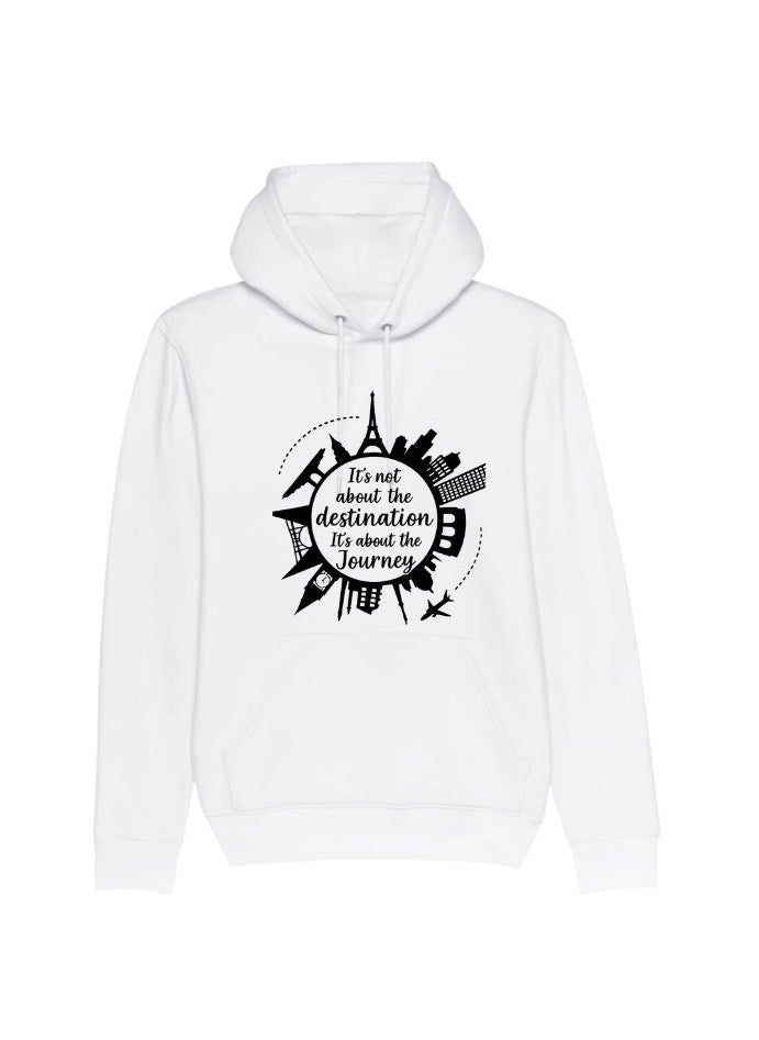 Traveller Hoodie For Women-Soft Cotton Pullover With Traveller Design-Long Sleeve With Drawstring And Pockets-Perfect For Travel,Hiking,Outdoor