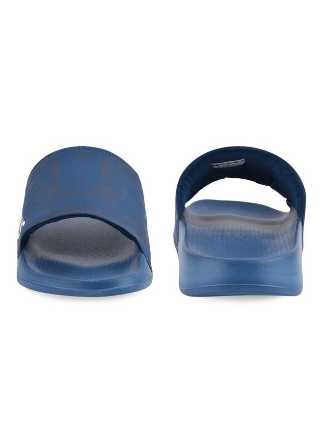 Campus Men's SL-423 M.BLU/WHT Sliders - 7UK/India SL-423