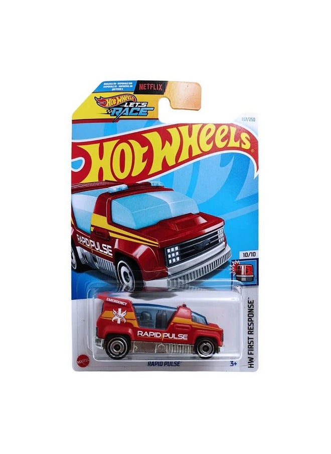 Hot Wheels Let's Race Netlix Rapid Purse HW First Response for Ages 3 and Up (Red)