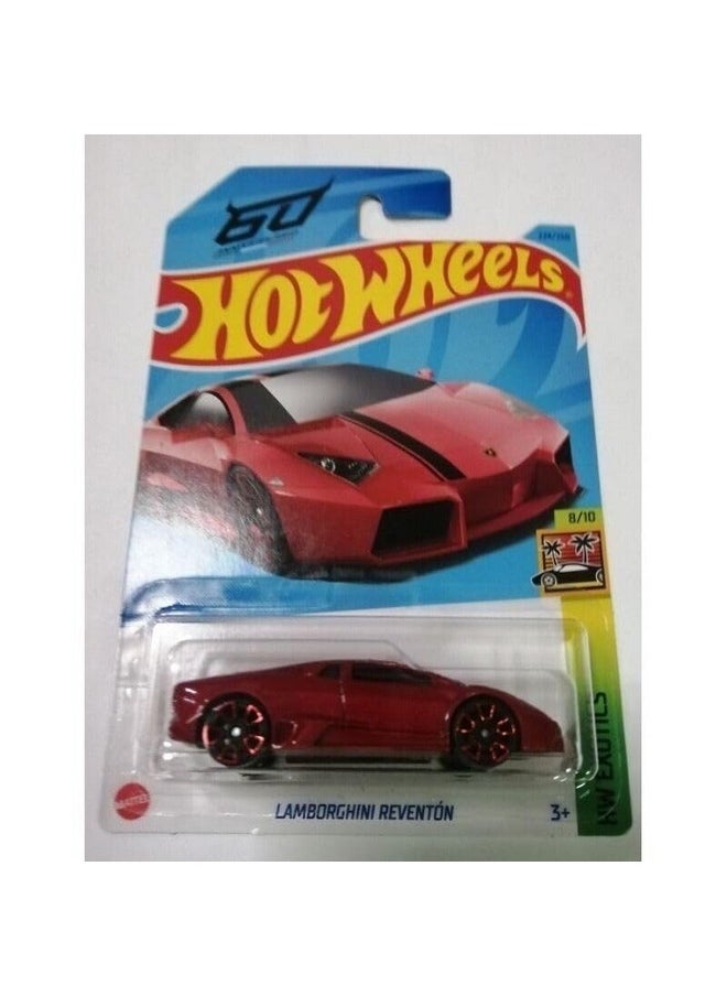 Hot Wheels Lamborghini Reventon HW Exotics Ages 3 and Up (Red)