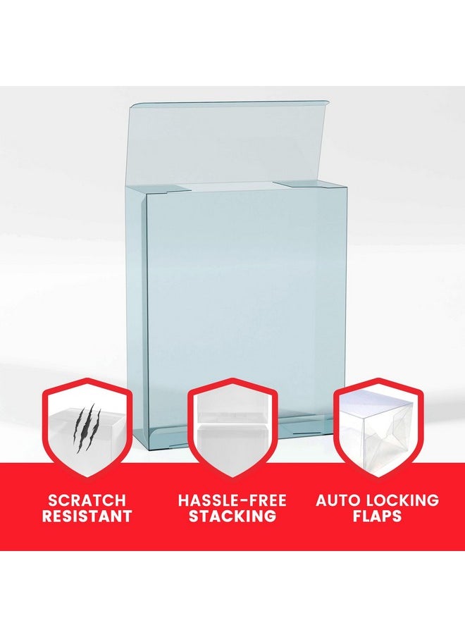 Sh Figuarts Sanji Pet Storage Case Protector Pack Of 10 - 0.40Mm Thick Crystal-Clear Display, Archival Grade Durable Impact-Resistant Action Figure Display Case