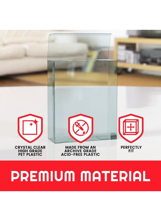 Sh Figuarts Sanji Pet Storage Case Protector Pack Of 10 - 0.40Mm Thick Crystal-Clear Display, Archival Grade Durable Impact-Resistant Action Figure Display Case