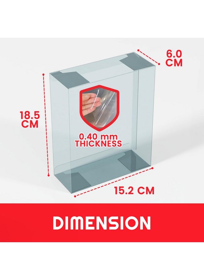 Sh Figuarts Sanji Pet Storage Case Protector Pack Of 10 - 0.40Mm Thick Crystal-Clear Display, Archival Grade Durable Impact-Resistant Action Figure Display Case