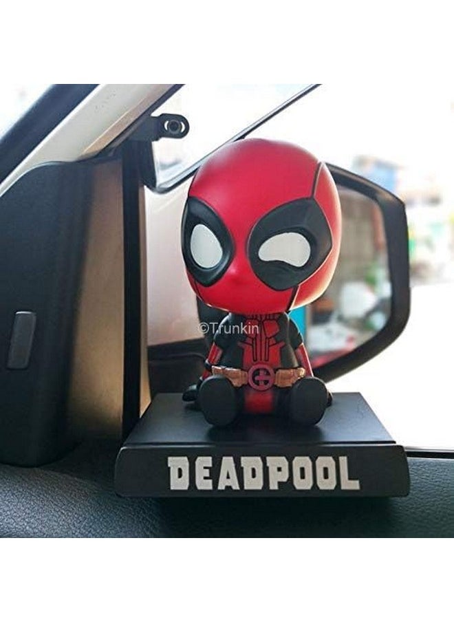 Trunkin Dead Pool Bobblehead Action Figure | Bobble Head car Accessory