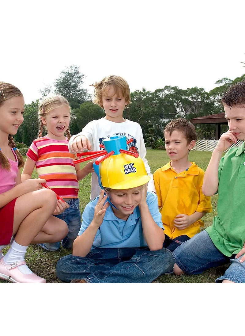 Wet Head Game, Water Roulette Cap Wheel Turtle Whole Tugs Mischief Hat Toy, Great for Indoor, Outdoor Play with Friends and Family, Suitable Boys, Girls Adults Ages 4 Up