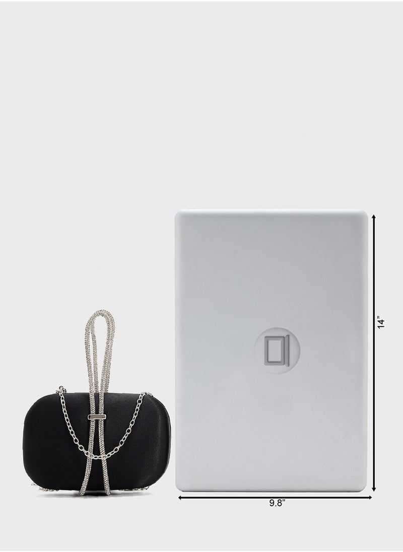 Diamante Detail Clutch Bag