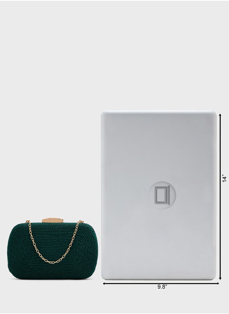 Rope Detail Clutch Bag