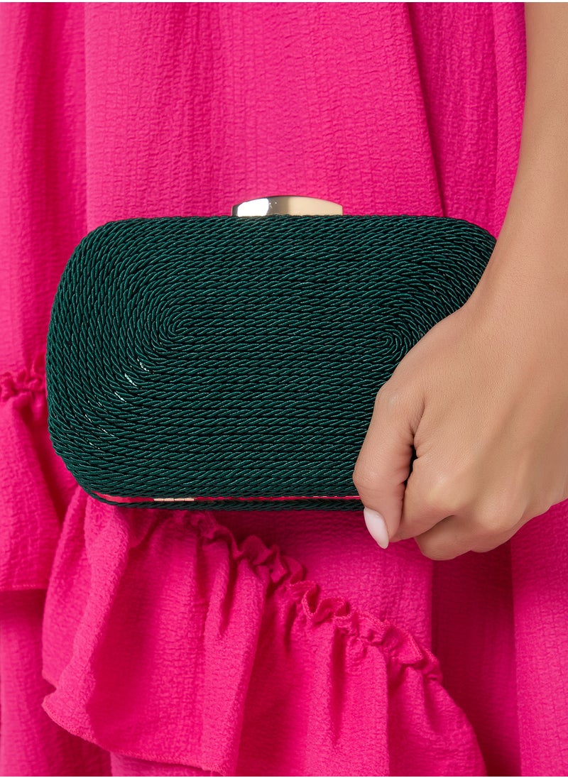 Rope Detail Clutch Bag