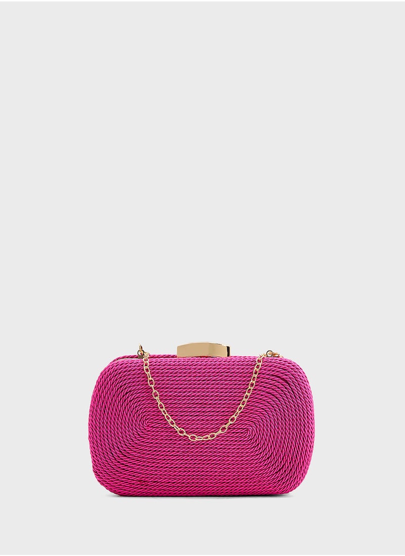 Rope Detail Clutch Bag
