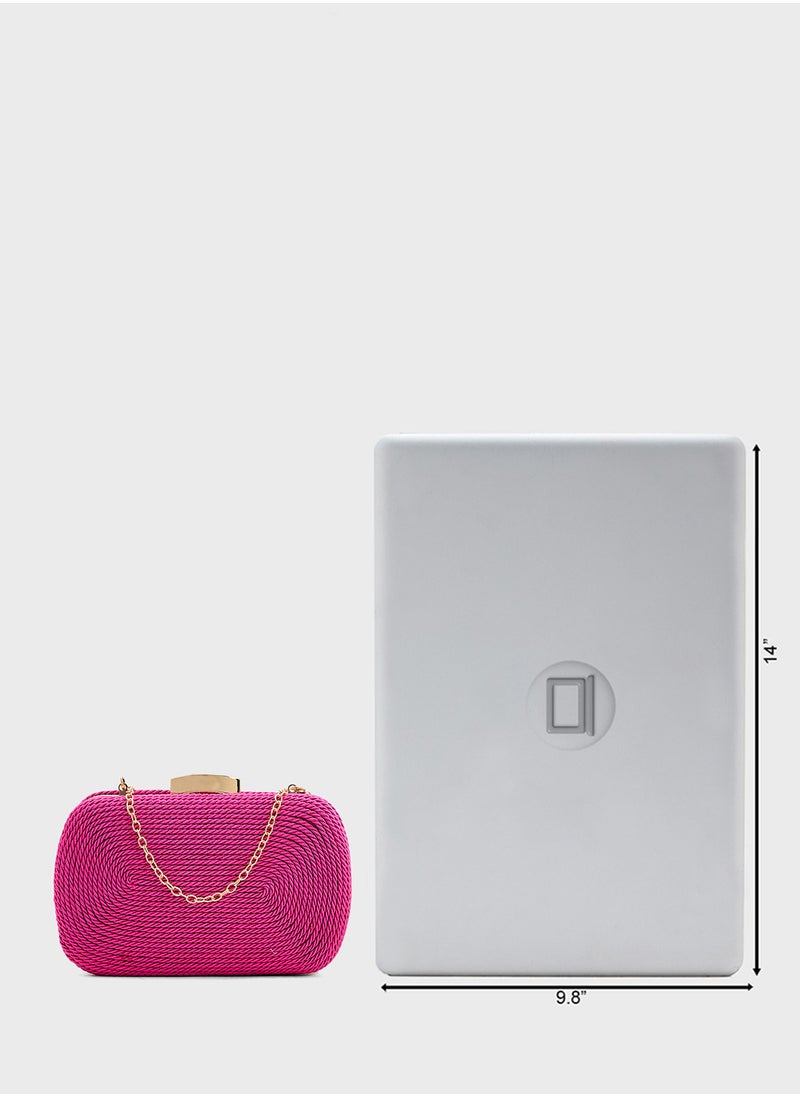 Rope Detail Clutch Bag