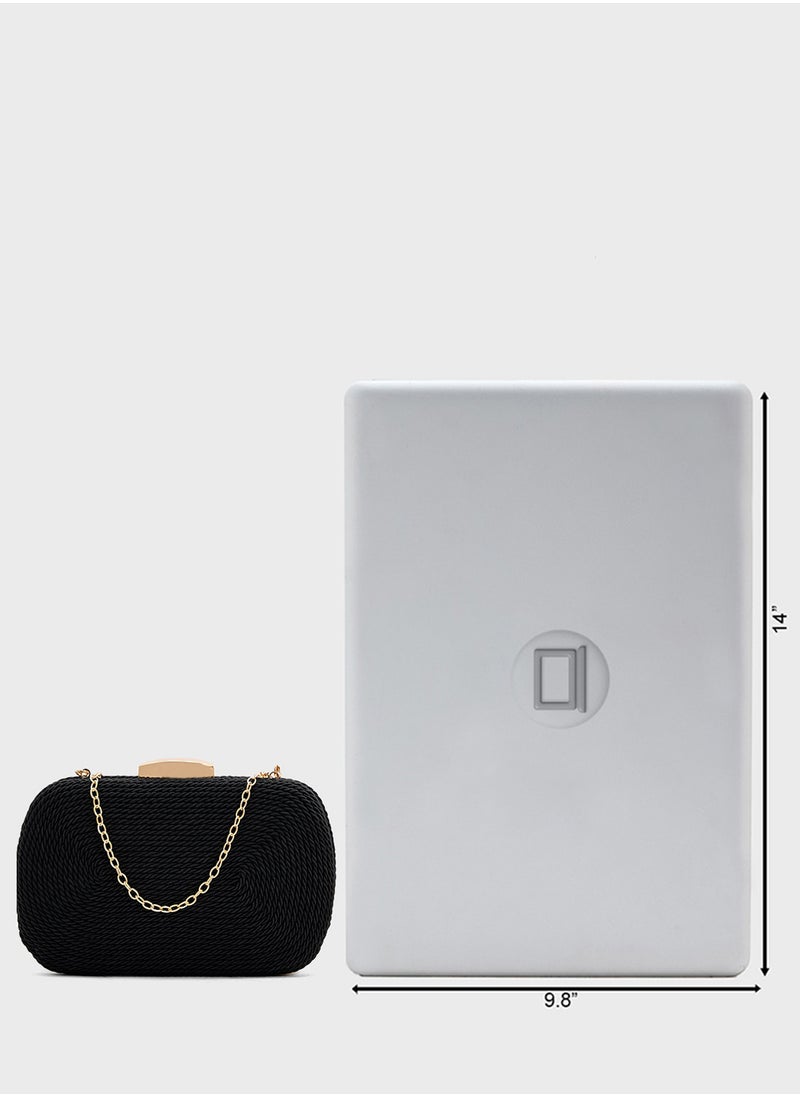 Rope Detail Clutch Bag