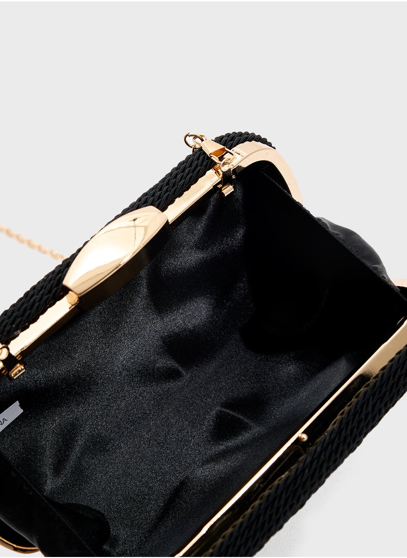 Rope Detail Clutch Bag
