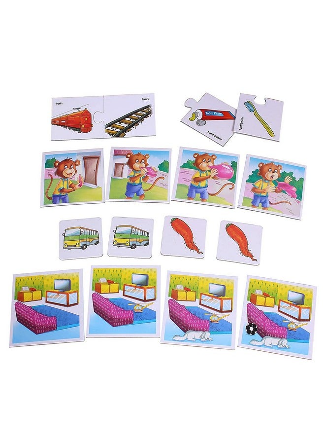 Creative's Memory Play | Self-Correcting Puzzles Game | Picture Matching Card Game| Similar,Go Together, What's Next, What's The Difference All in 1 Pack | Ages 3 & Above