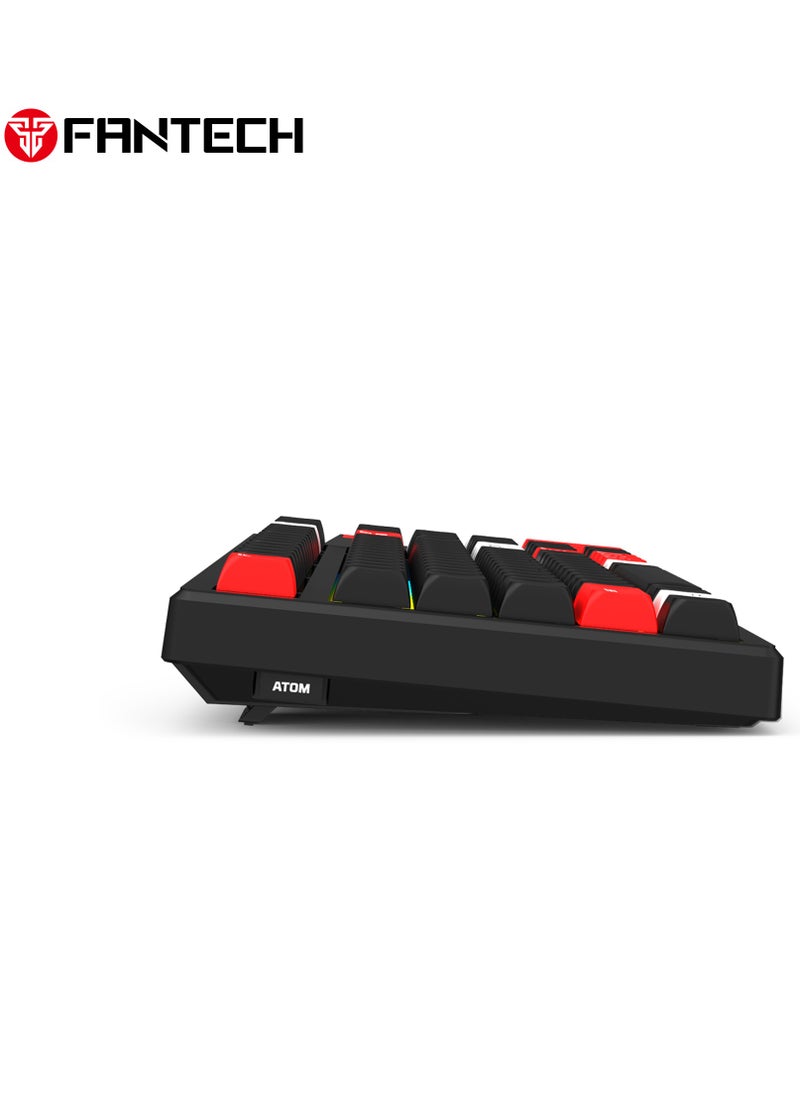 Wireless Mechanical Gaming Keyboard Red Switch 79 Keys - Triple Mode (BT/2.4GHz/USB-C),  RGB 20 Effects Backlit Membrane Gaming Keyboard, 450H Battery, 4000mAh - for PC/Mac, Gaming & Office