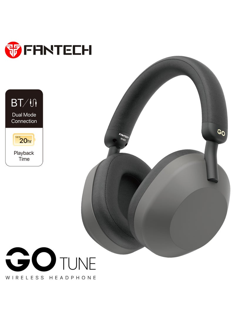 Wireless Gaming Headset with Dual Mode (BT 5.3/Wired) - Gaming headset for PC, PS5, PS4, Mac，Switch，20H Playtime, 40mm Drivers, Fast Charging, Adjustable Ear Cups, Memory foam, Durable Frame,Multi-Platform for PC/Mobile/PS5 Multi-Platform Compatible