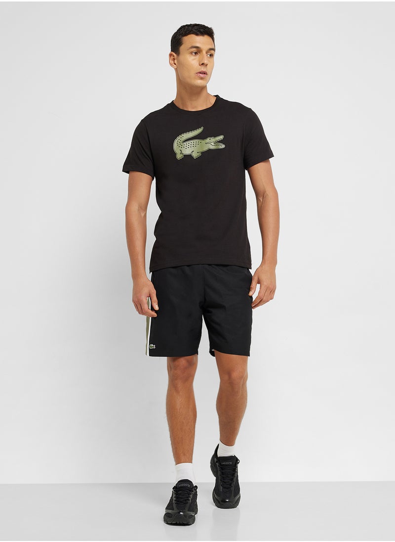 Drawstring Colorblock Shorts