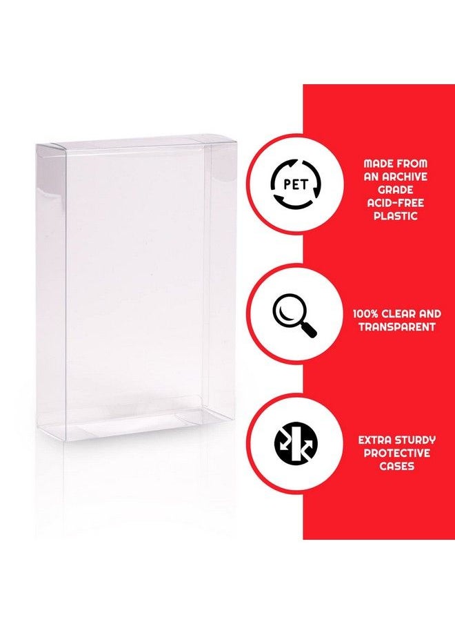 Action Figure Display Case Compatible With Gi Joe Classified Series 6 Inch Star Wars Vintage Collection 3.75 Inches Clear Pet 0.40Mm Thick Plastic Protective Storage Box Pack Of 10